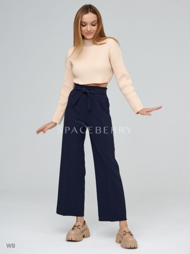 Женские широкие брюки, штаны классика